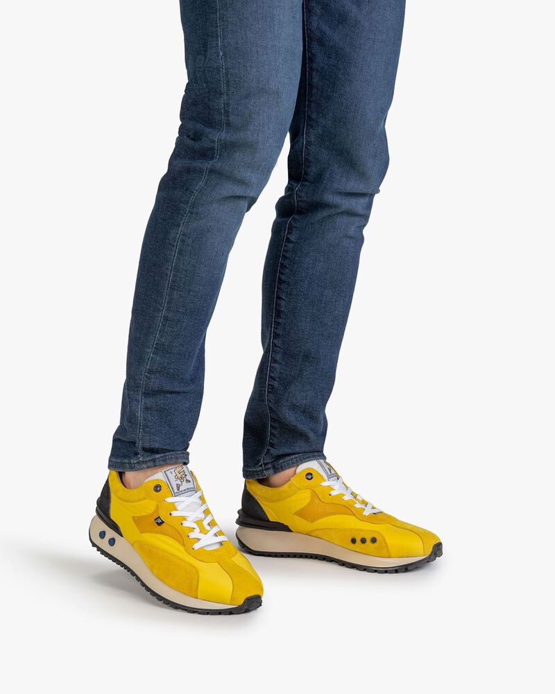 Sneaker Textil gelb