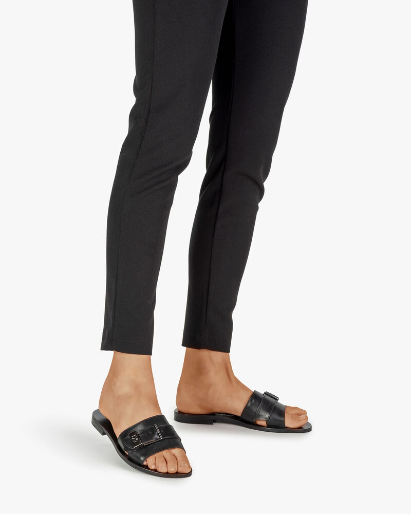 Slipper Kalbsleder schwarz