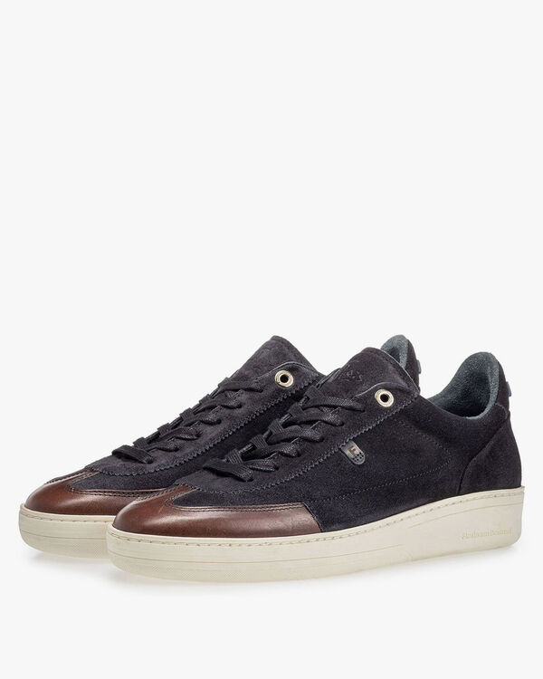 Sneaker suede leather black