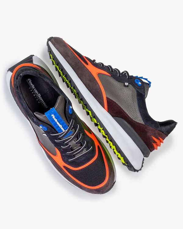 Sharki sneaker grey/orange