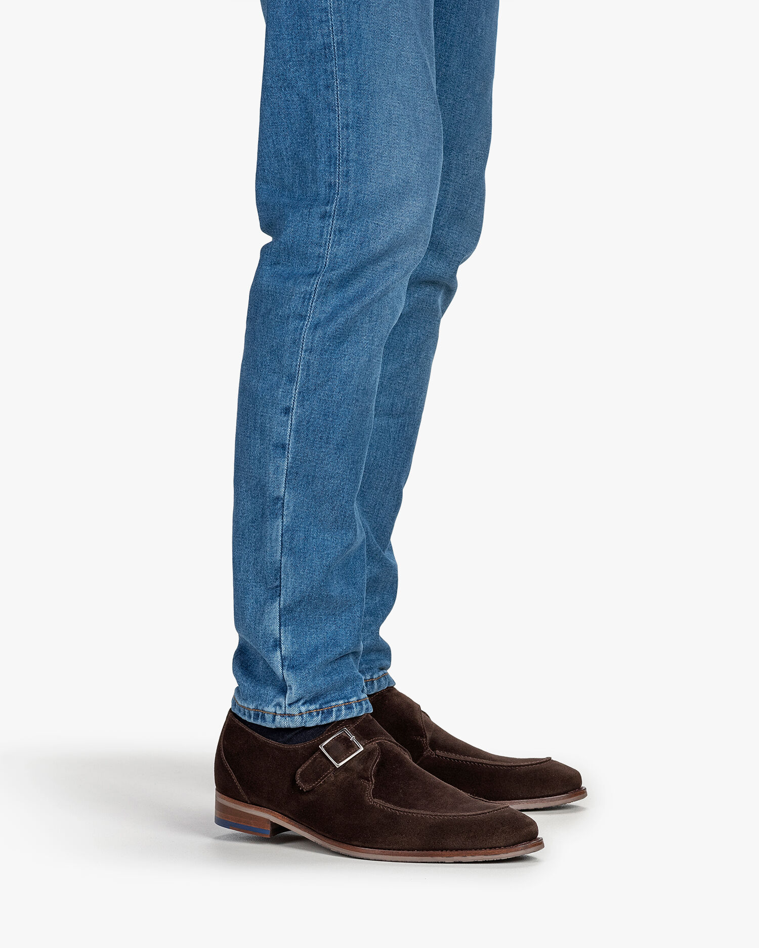 Buckle shoes men De Stapper 37.02 Dark brown Floris van Bommel