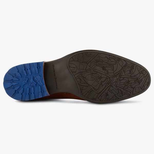 Floris van Bommel Cognacbraune Herren Schnürstiefel