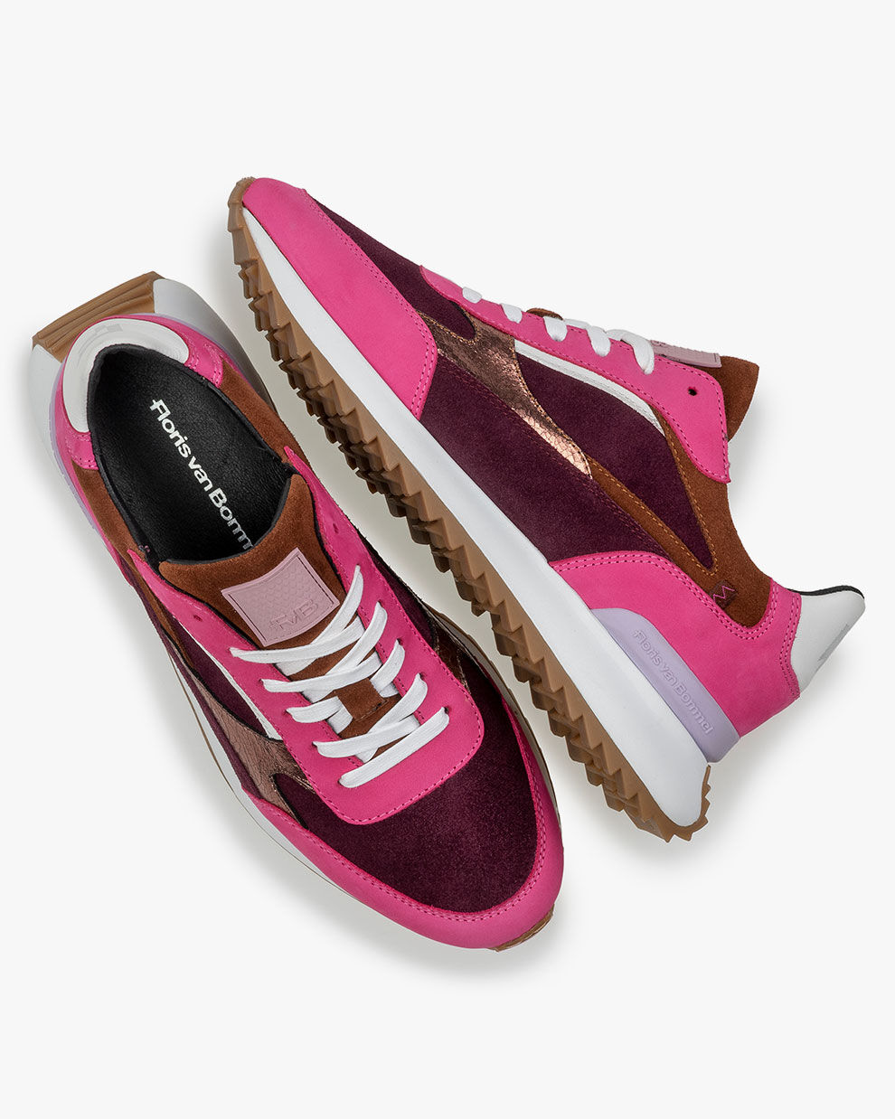 Roze sneakers online dames sale
