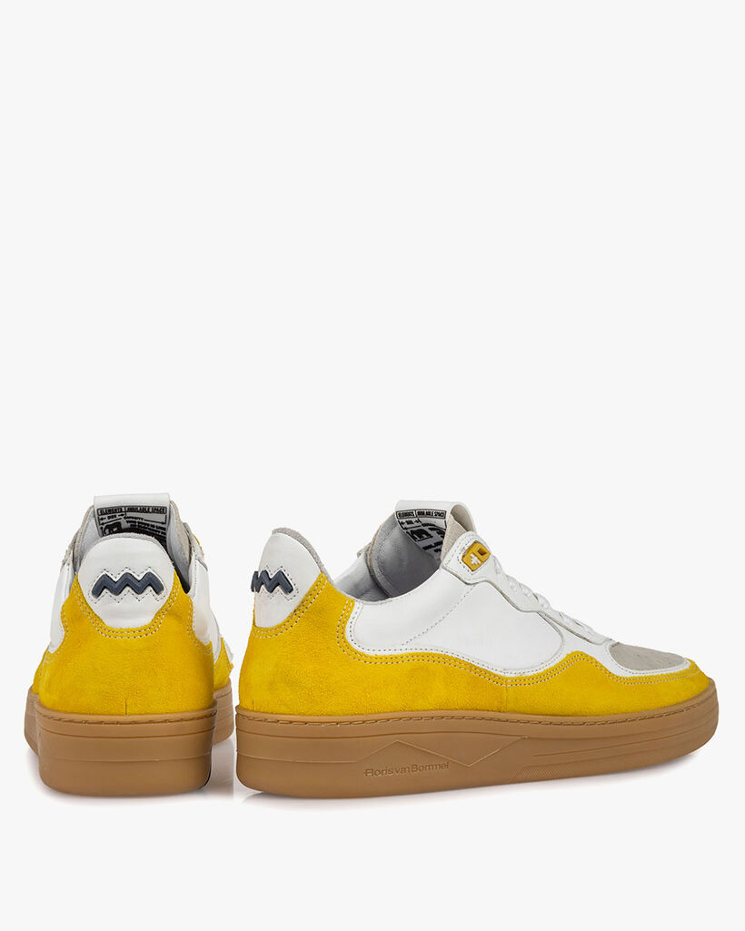 Sneaker suede leather yellow