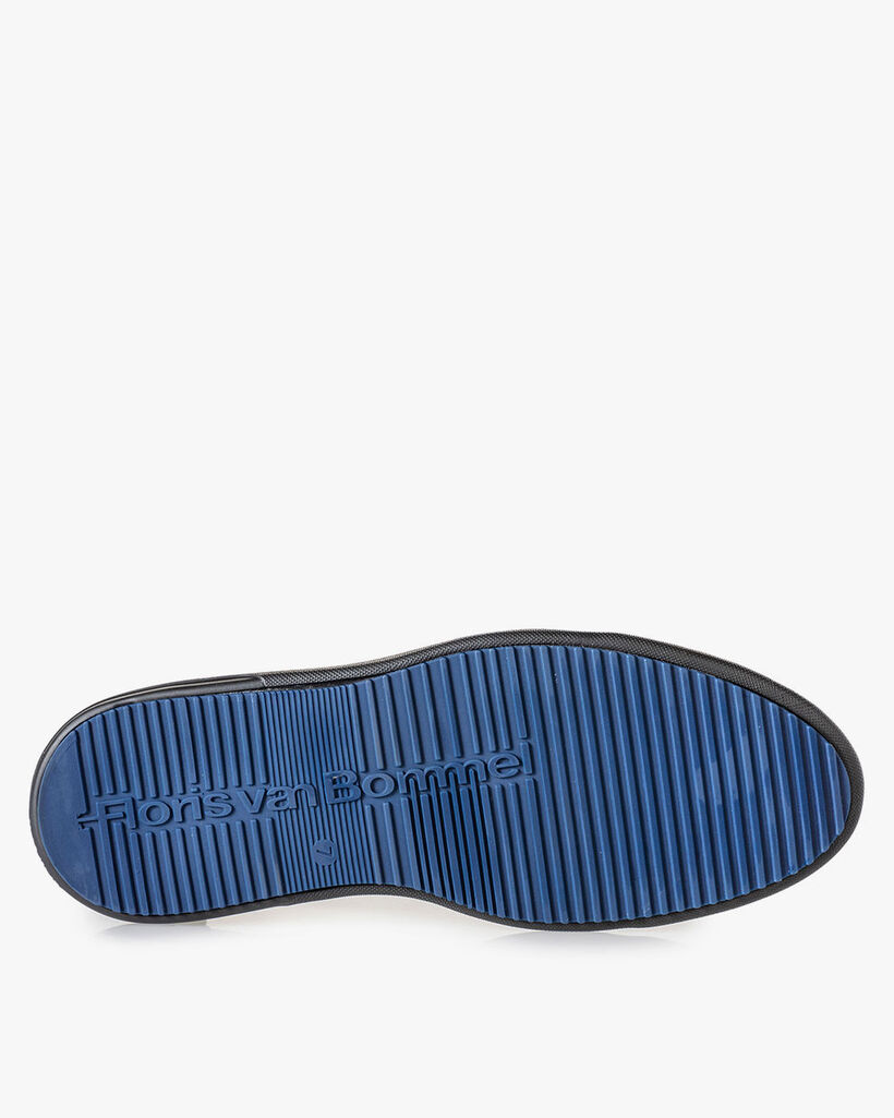 Boot zig-zag print blue