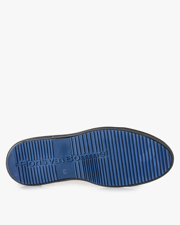 Boot zig-zag print blue