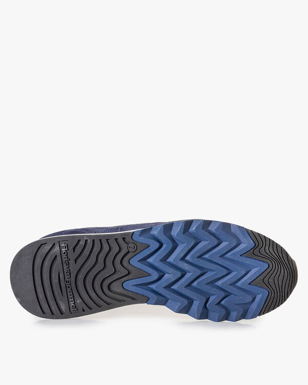 Sneaker with print dark blue