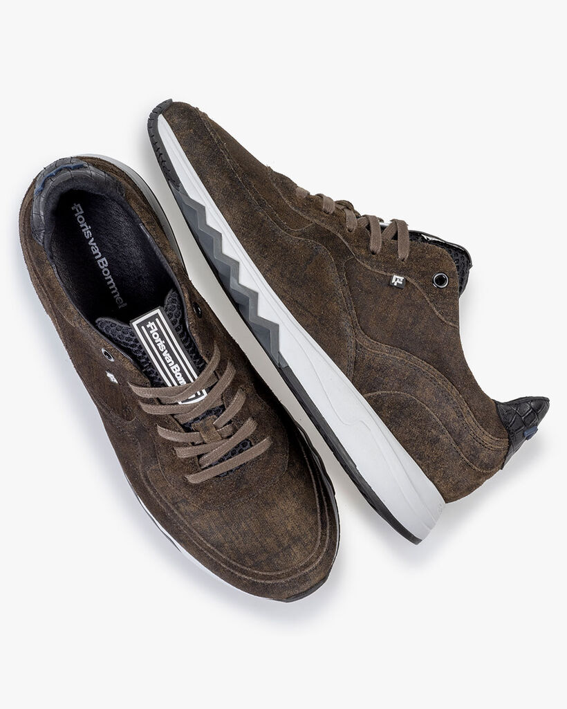 Nineti Sneaker Wildleder dunkelgr&uuml;n