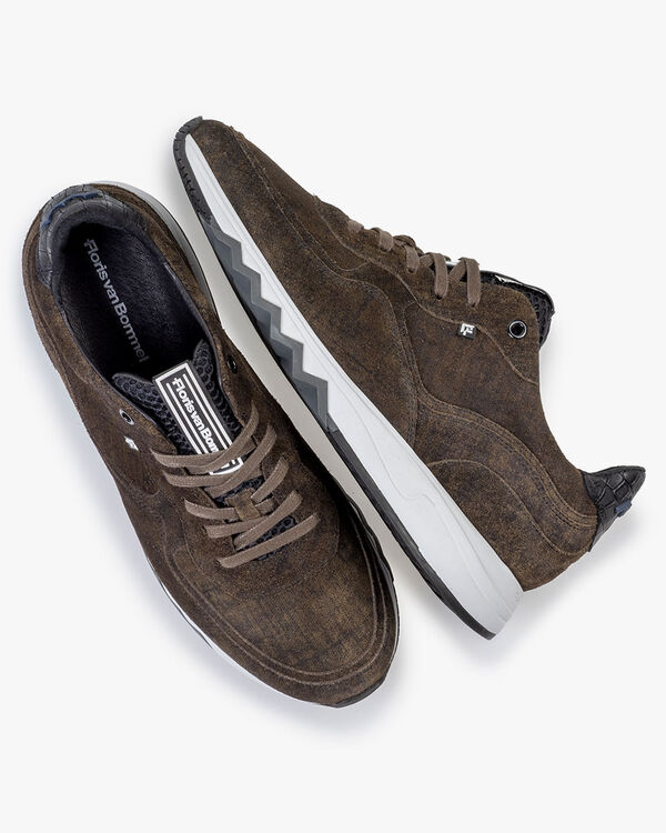 Nineti Sneaker Wildleder dunkelgr&uuml;n