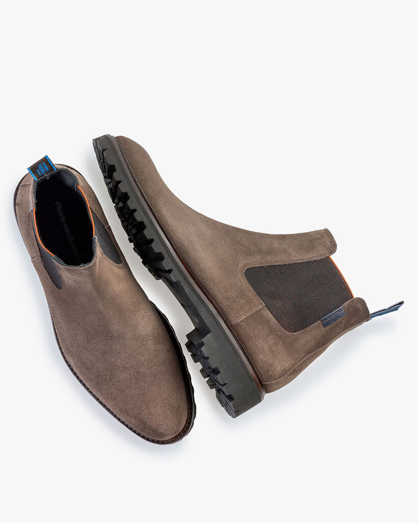 Chelsea Boot Wildleder taupe