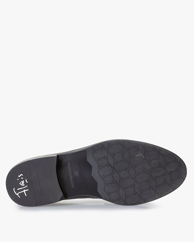 Loafer Metallic-Print blau