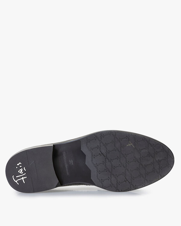 Loafer Metallic-Print blau