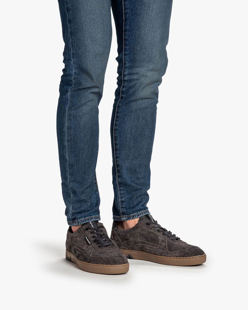 Sneaker Wildleder dunkelgrau