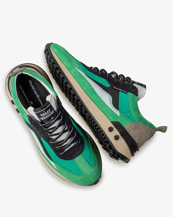 Sneaker Space Invaders gr&uuml;n