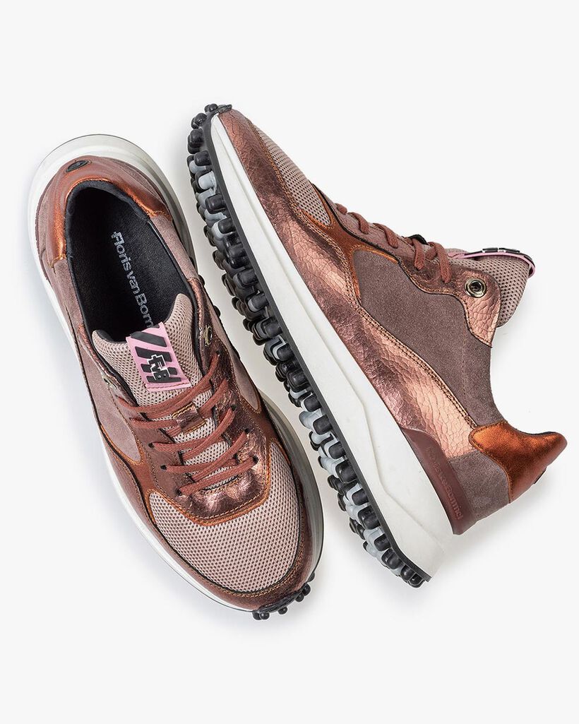 Noppi sneaker pink leather