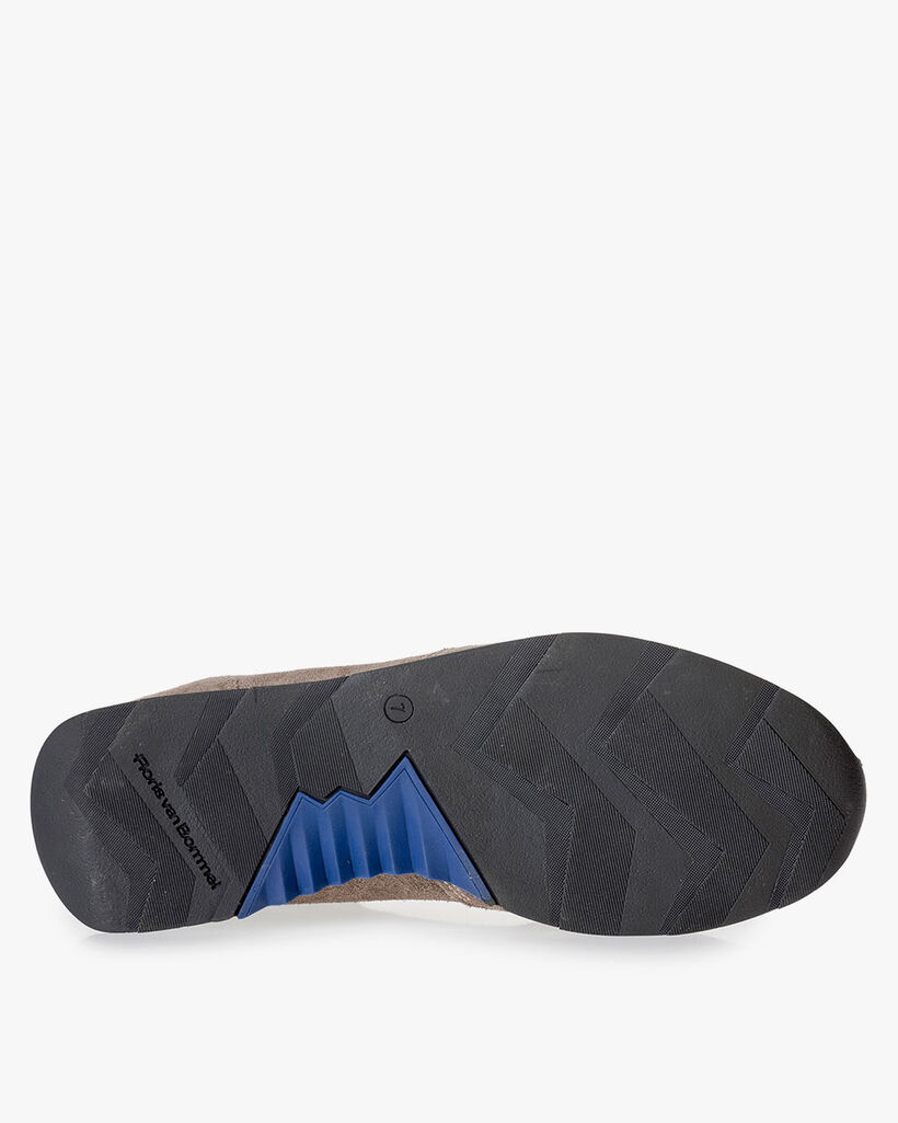 Taupefarbener Wildleder-Sneaker