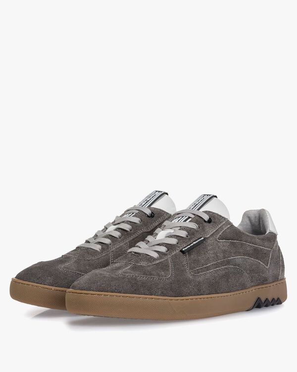 Sneaker grau Wildleder