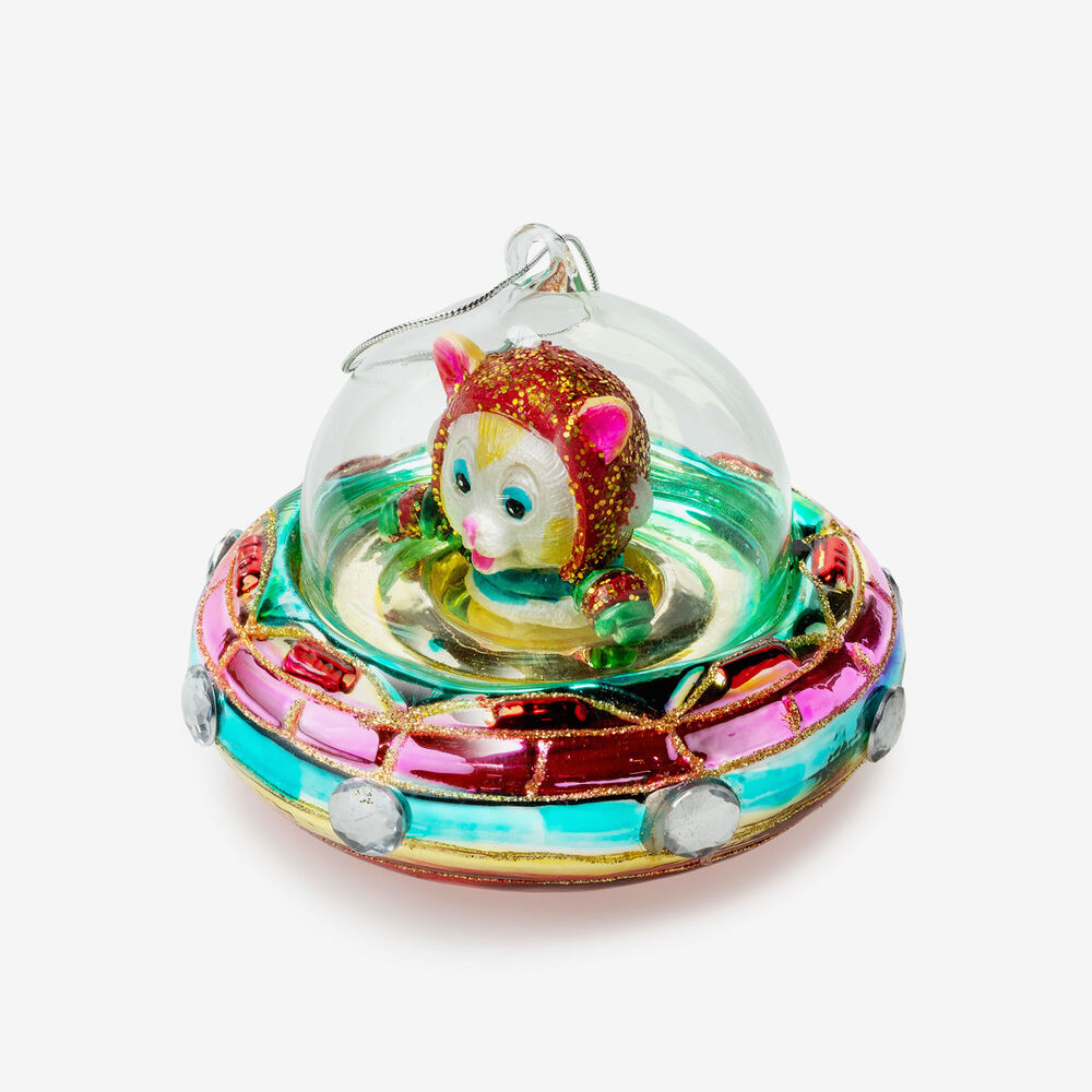 Christmas tree decoration Cat in a Spaceship