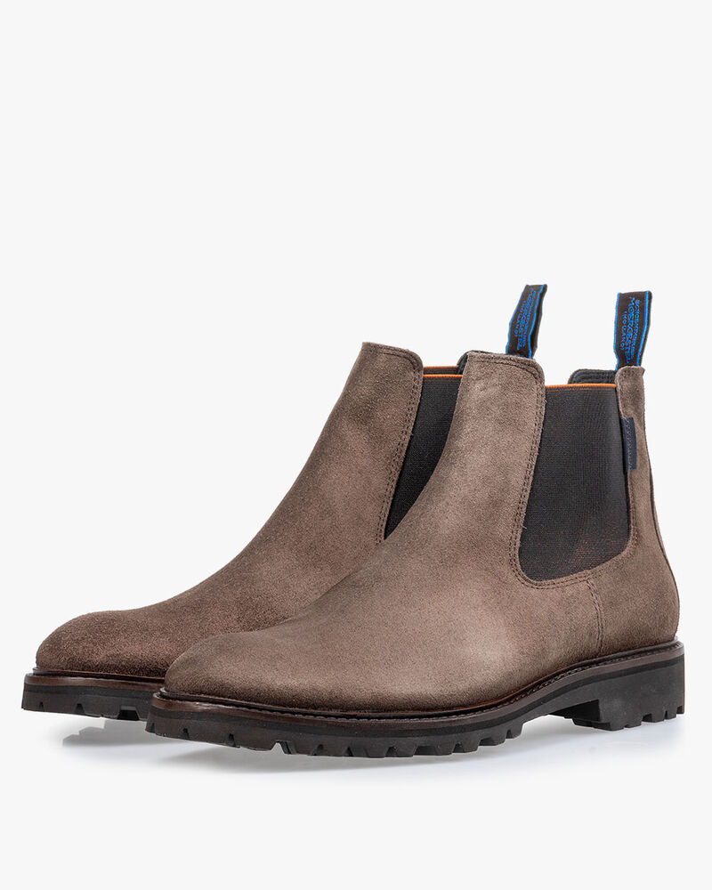 Chelsea Boot Wildleder taupe