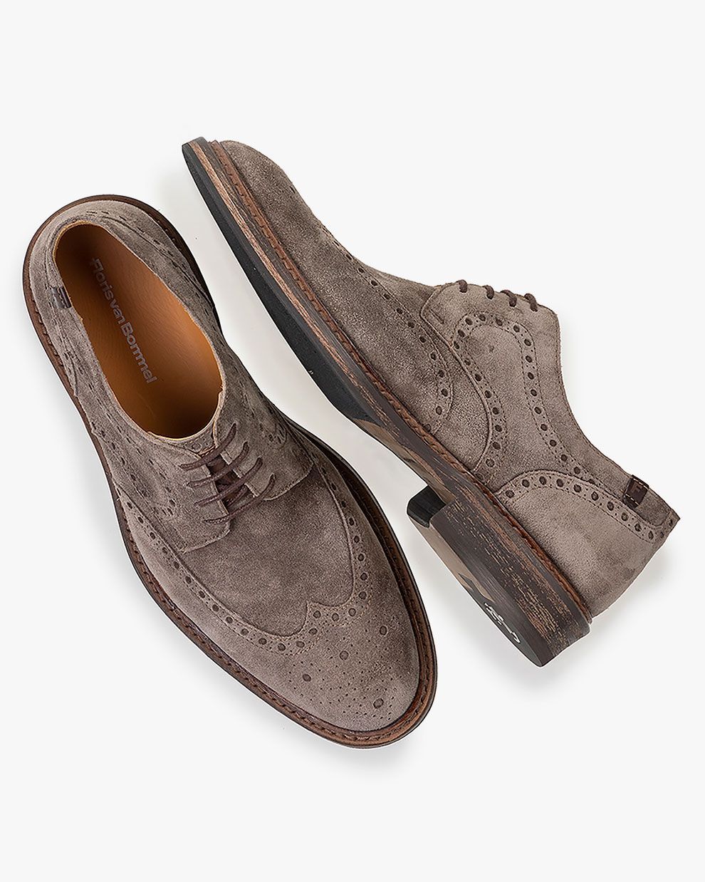 Lace up shoes men De Moker 03.02 Taupe Floris van Bommel Germany
