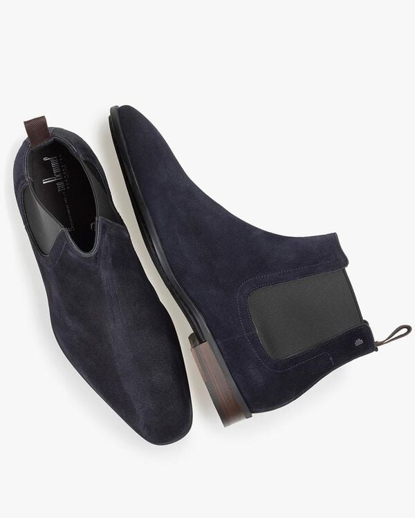 Chelsea Boot Wildleder blau