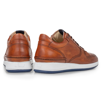 Sneaker Kalbsleder cognac