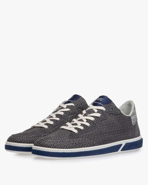 Sneaker nubuck leather grey