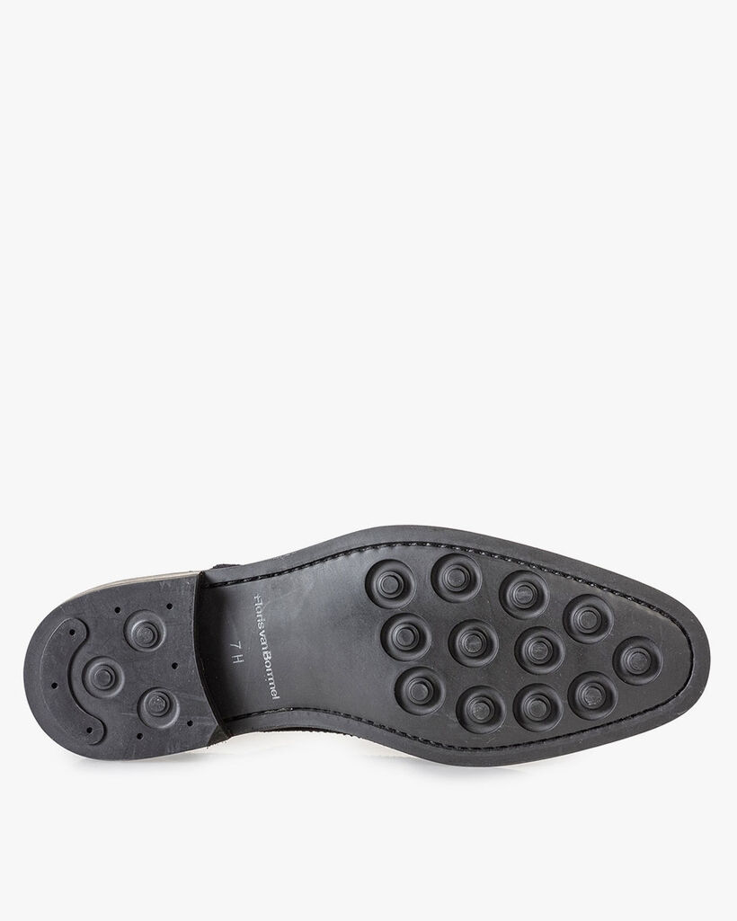 Brogue Wildleder dunkelblau