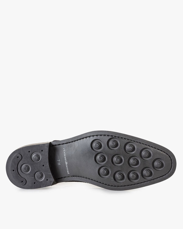 Brogue Wildleder dunkelblau