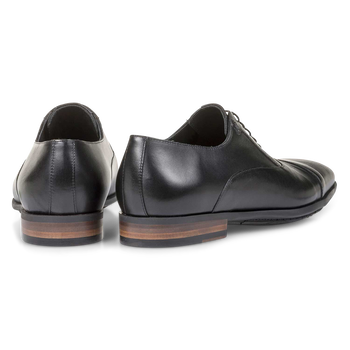 Schn&uuml;rschuh Kalbsleder schwarz