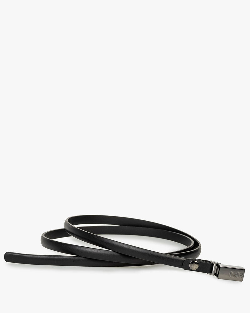 G&uuml;rtel Kalbsleder schwarz