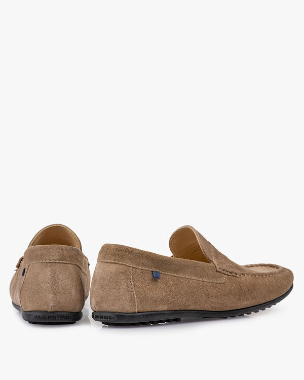 Mokassin Wildleder sandfarben