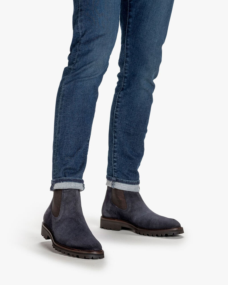 Chelsea Boot Wildleder schwarz