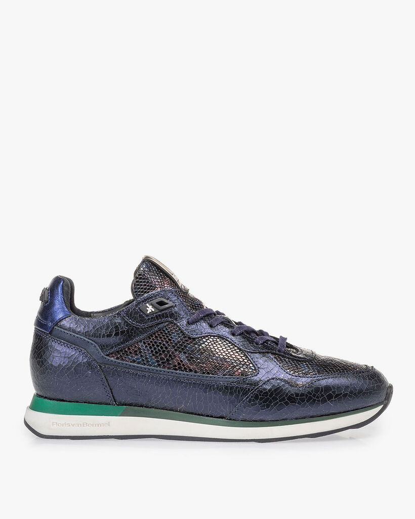 Sneaker dunkelblau Leder