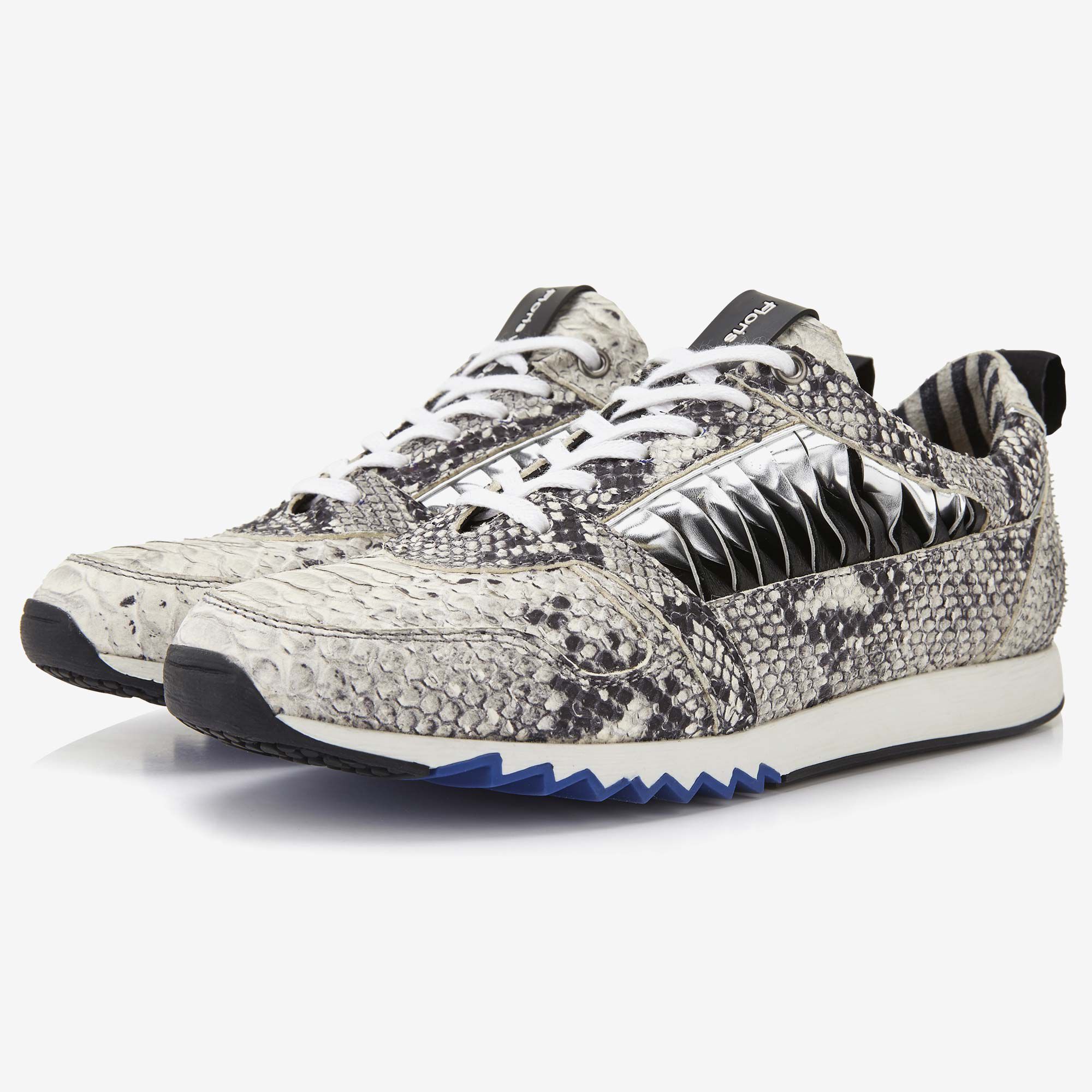 Snake print sneakers womens top