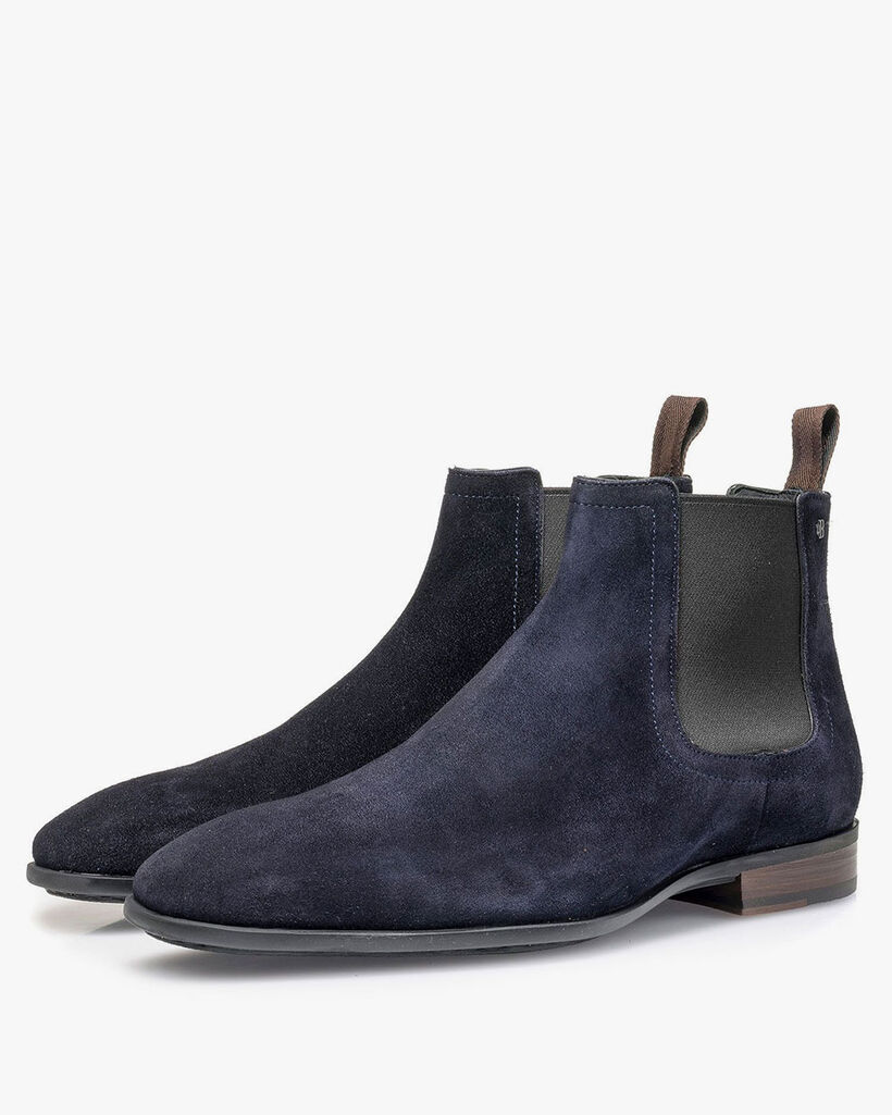 Chelsea Boot Wildleder blau
