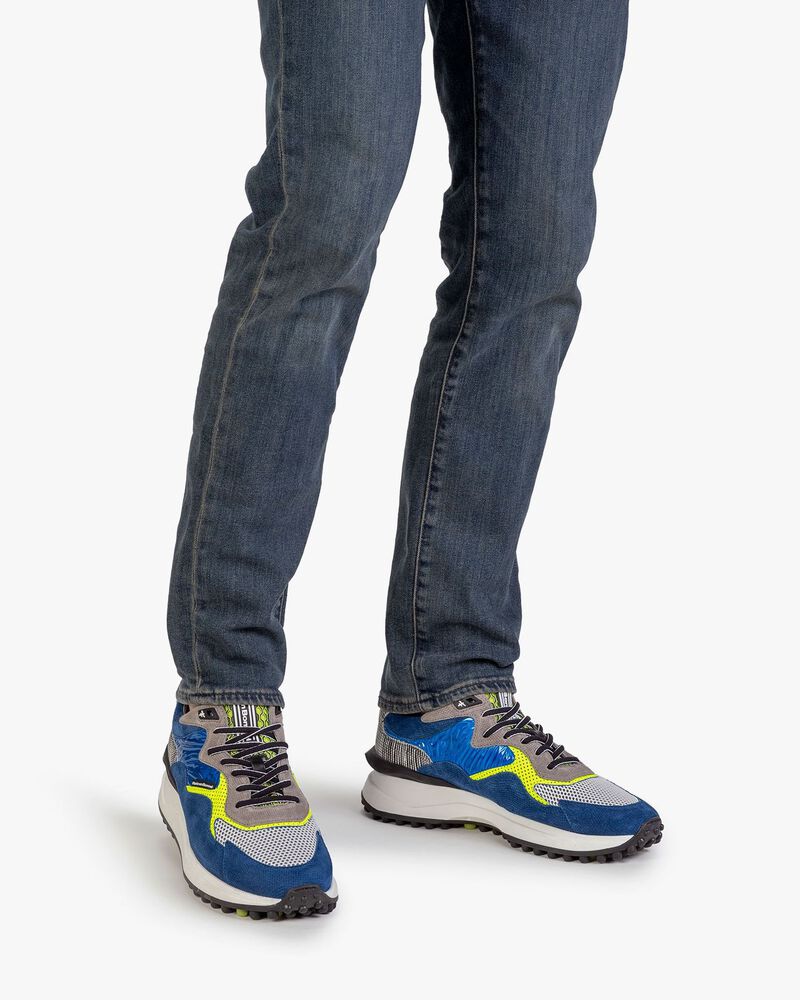 Noppi Sneaker Wildleder blau