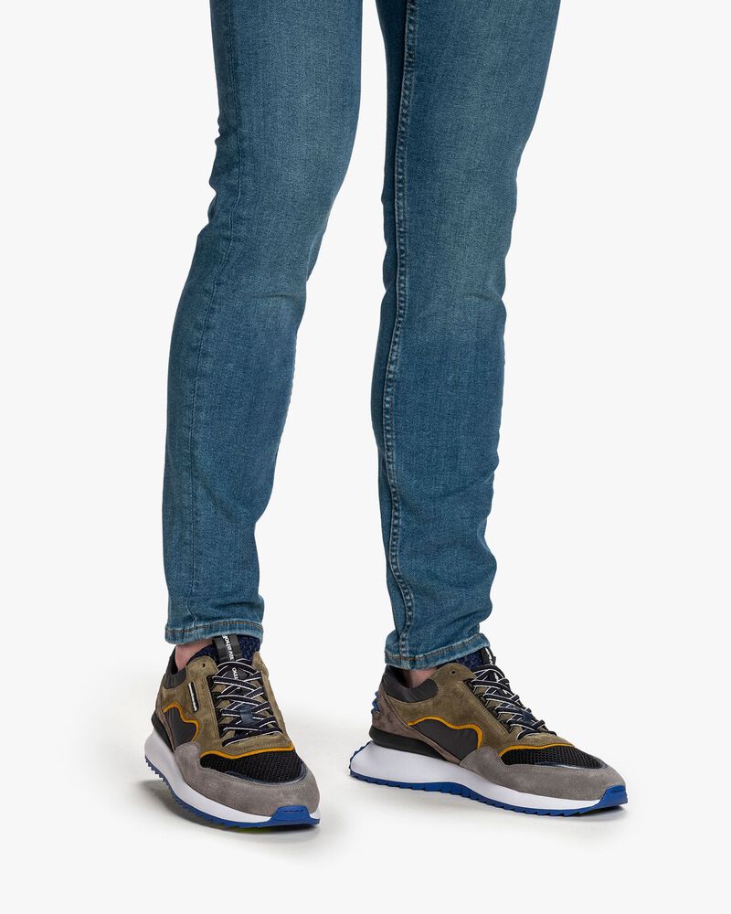 Sneaker Wildleder gr&uuml;n