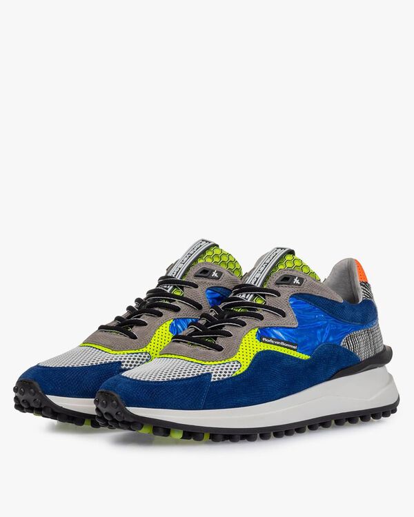 Noppi Sneaker Wildleder blau