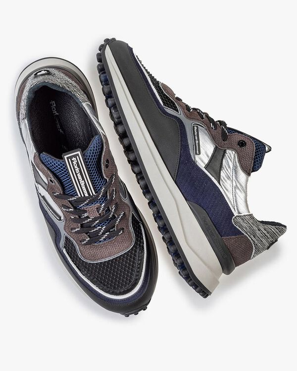 Noppi Sneaker dunkelgrau-blau