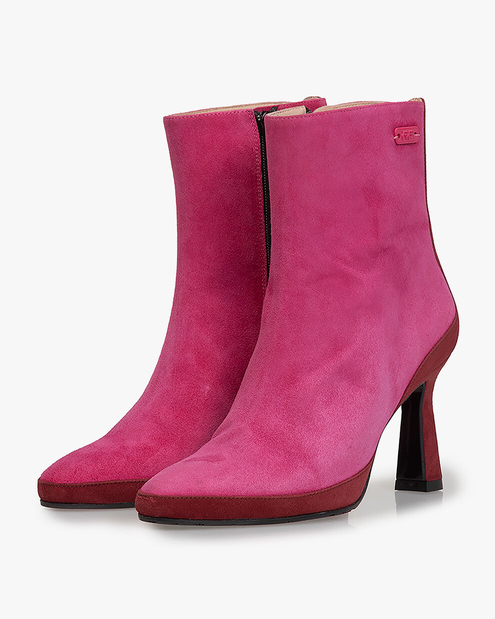 Hot pink online ankle booties