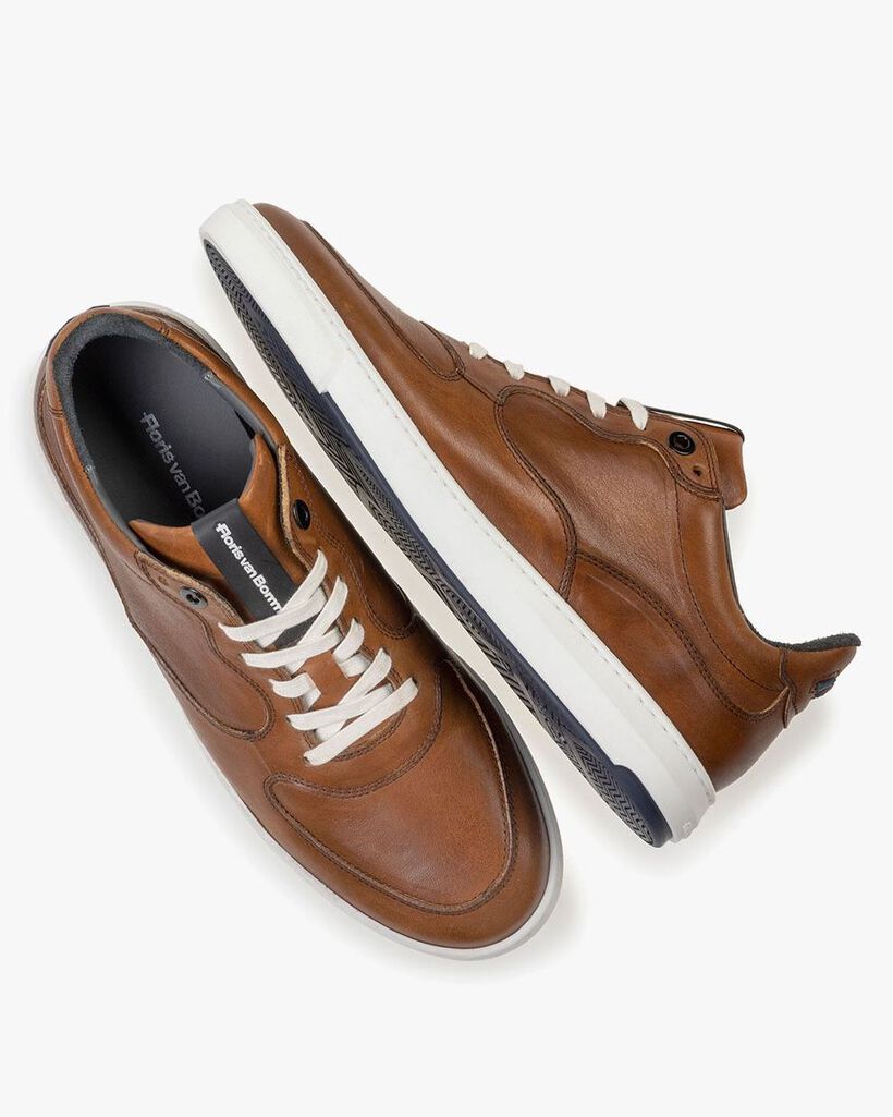 Sneaker cognac Kalbsleder