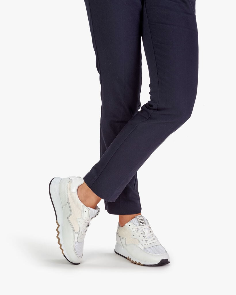 Nineti calf leather white