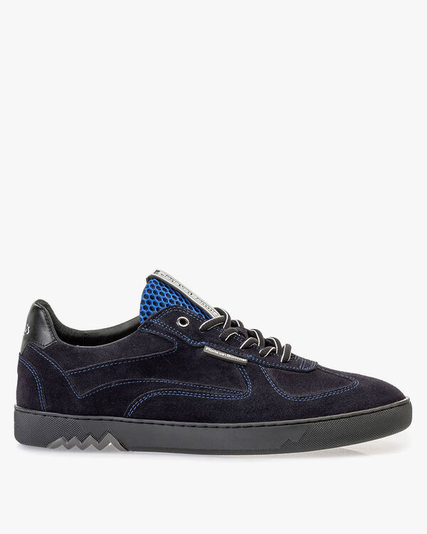 Wildleder-Sneaker dunkelblau
