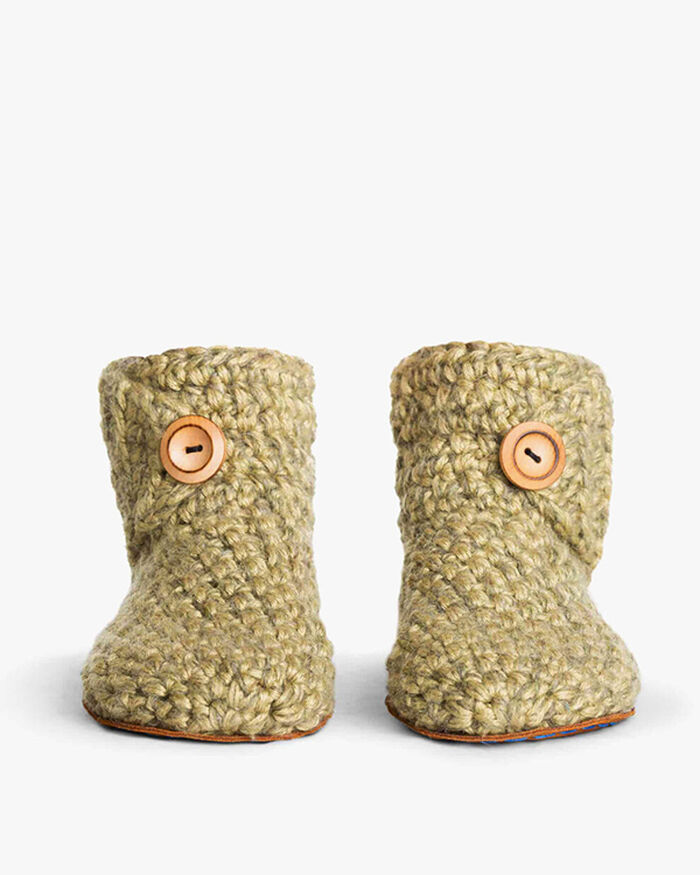 Kingdom of Wow Hausschuhe grün