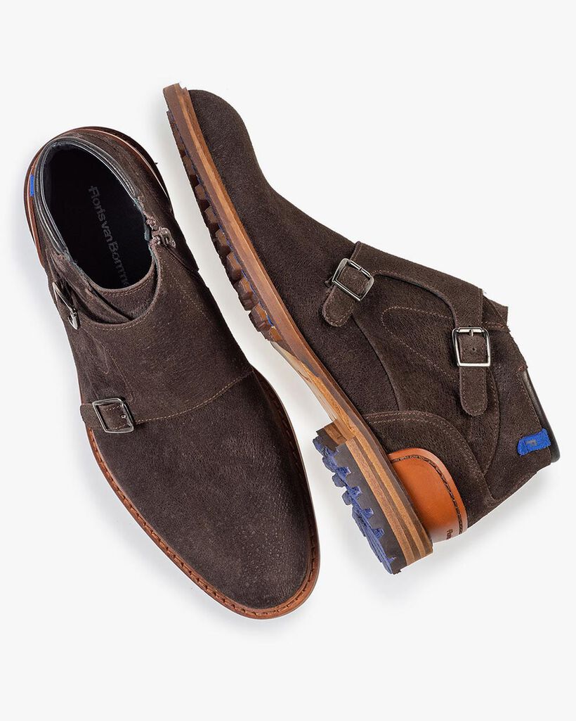 Stiefel mit Schnalle braun