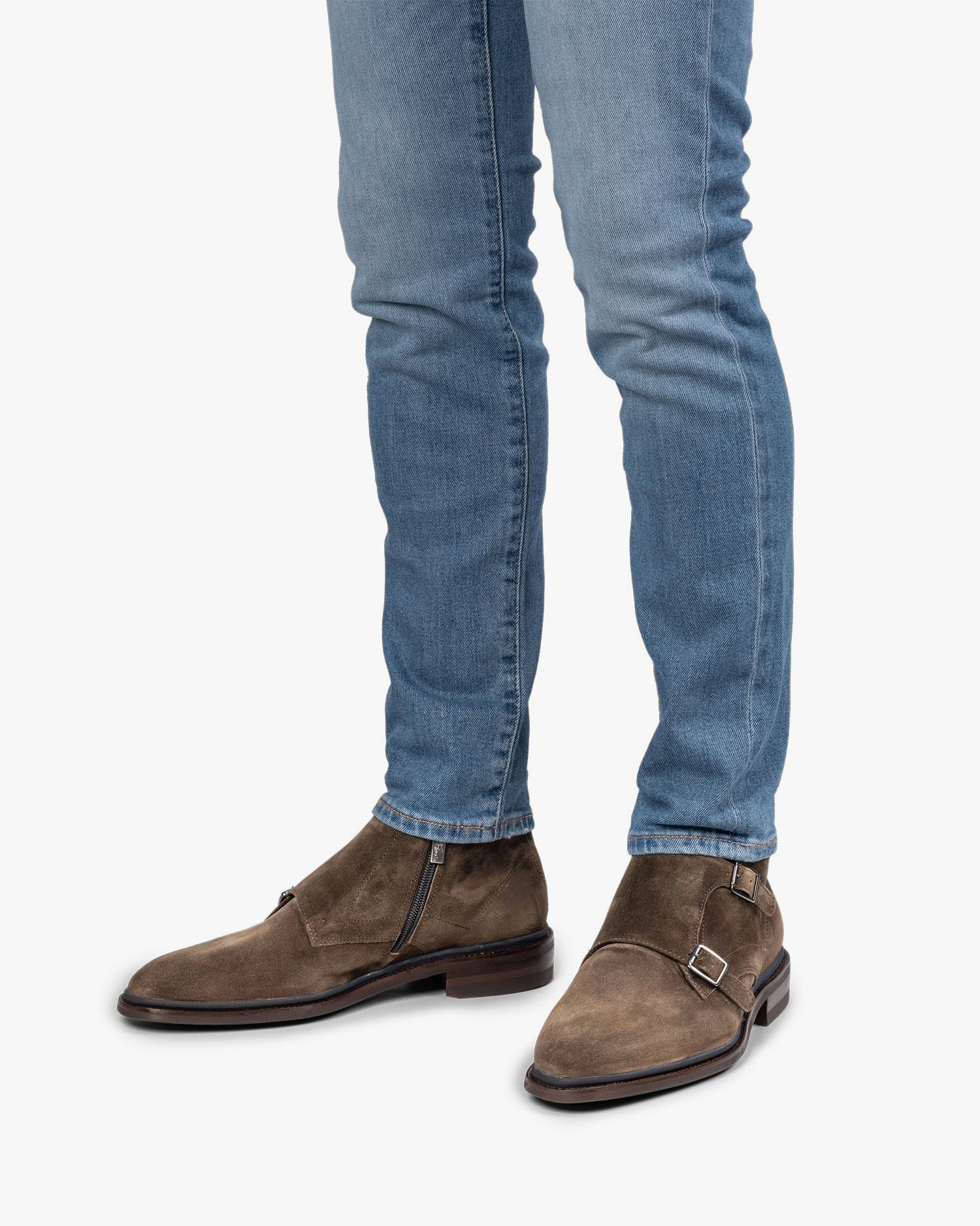Monk-Schnallenschuh aus Wildleder SFM-30004-34-01 | Floris van Bommel®