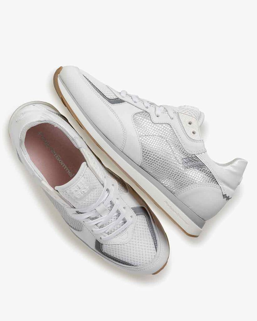 Sneaker Kalbsleder wei&szlig;