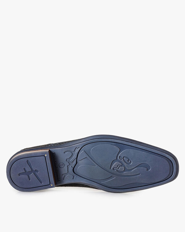 Schn&uuml;rstiefel mit Print bronze