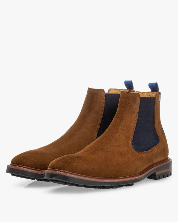 Chelsea Boot Wildleder cognac
